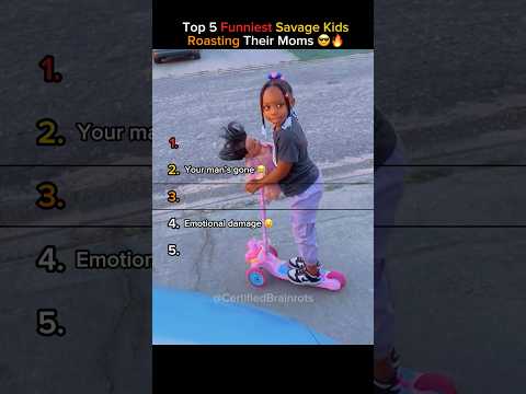 Top 5 Funniest Savage Kids Roasting Their Moms (Kids With No Chill!) 😂🔥
