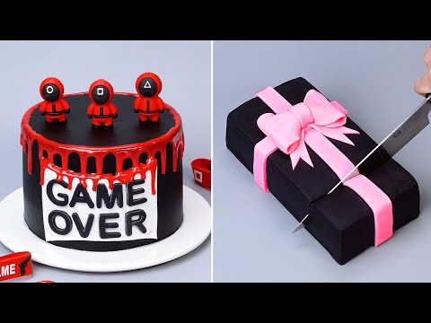 Unique SQUID GAME Candy Dalgona Cake Recipes | How To Make | Perfect Chocolate Cake Compilation