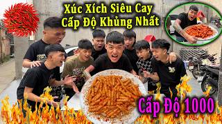 Hoàng Em Thử Thách Anh Em Trong Team Ăn Xúc Xích Chộn "Ớt Tươi" Cấp Độ X1000