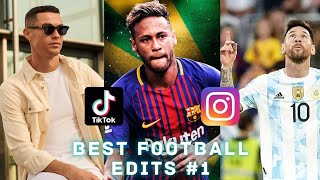 BEST FOOTBALL EDITS - FAILS, GOALS & SKILLS (#1) ||  Football TikTok Compilation