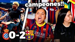 Reacción: ESPANYOL 0-2 BARCELONA *Somos CAMPEONES!!!! | Dúo Dinámico