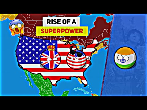 [HOW USA DOMINATED THE WORLD] 😱🌏💥 In Nutshell || [UNBELIEVABLE]🥵🌟🏴‍☠️ #countryballs #geography