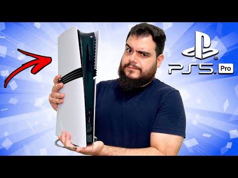 PS5 PRO - UNBOXING e COMPARAÇÃO com PS5 Slim e PS5 Padrão!