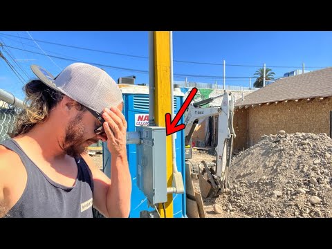 He Ripped Out the Electrical to the Building with MY Excavator!