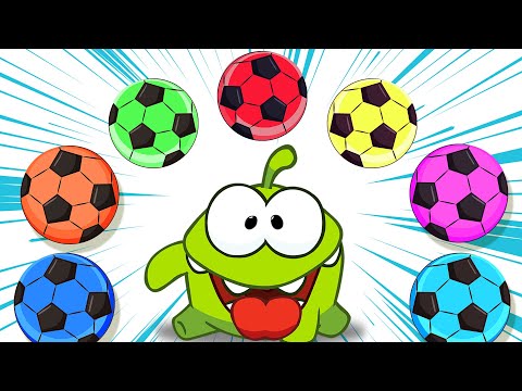 Learn Colors with Soccer Balls ⚽ Vidéos éducatives | Om Nom Cartoon