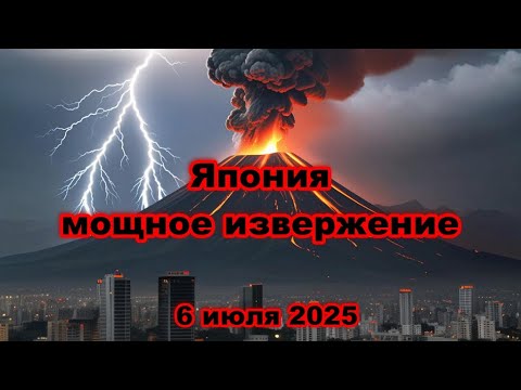 Япония страдает от мощного извержения вулкана Шинмоэдаке