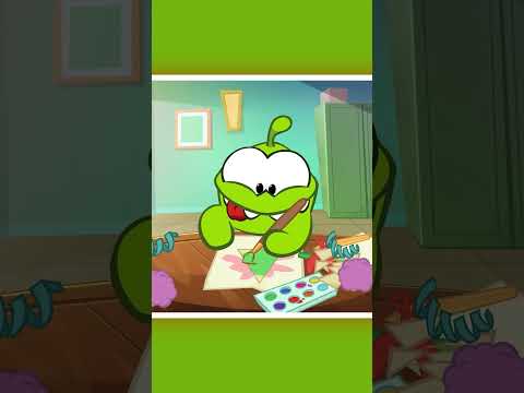 Aprenda formas com om nom #omnomcartoon #shorts #learnshapes #vídeoeducativo