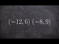 Point-Slope Form and Slope Calculations
