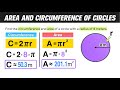 Finding Area and Circumference of a Circle