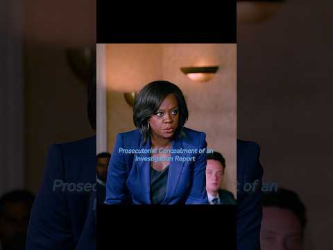 Prosecutorial Concealment of an Investigation Report #foryou #series #shorts #shortvideo