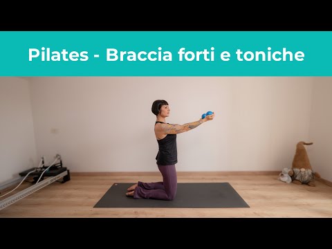 Pilates per le braccia - Allenamento con pesetti (no carico sui polsi) | Esercizi di Pilates a Casa
