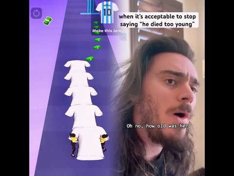 the age when it’s ok to stop saying “he died too young” #shorts #comedy #funny