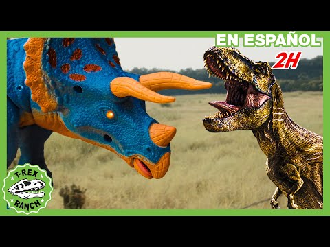 La MAYOR PELEA de DINOSAURIOS ENORMES |Video de JUGUETES SORPRESAS para niños|Videos de dinosaurios