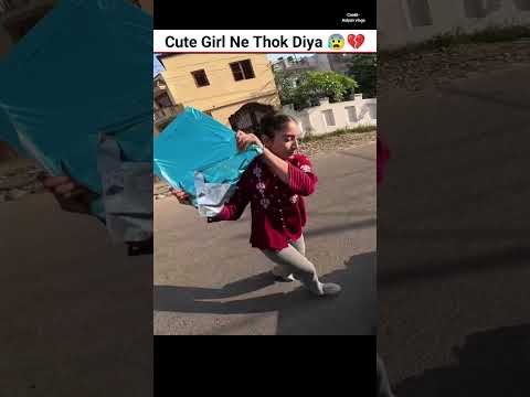 Cute Girl Ne Thok Diya 😰💔 #shorts #bikerider #bikecrash #motovlog #rider #ytshorts