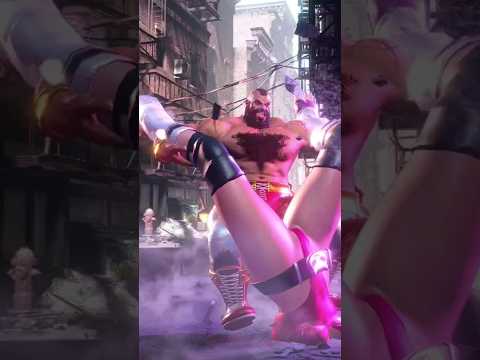 Zangief Wrestles GIANT Juri Pro Gamer ? SF6 Fun MOD