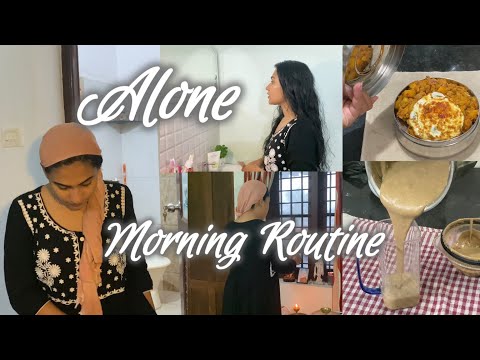 Cozy Morning Routine 🥰||Cooking, Skincare Before Work Routine ||Malayali Makeover