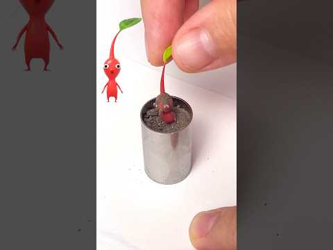 폴리머클레이로 피크민 만들기 Making a Pikmin with polymer clay