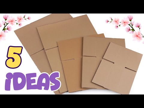 Need Something Fun to Do at Home? Try These 5 Cardboards DIYs!