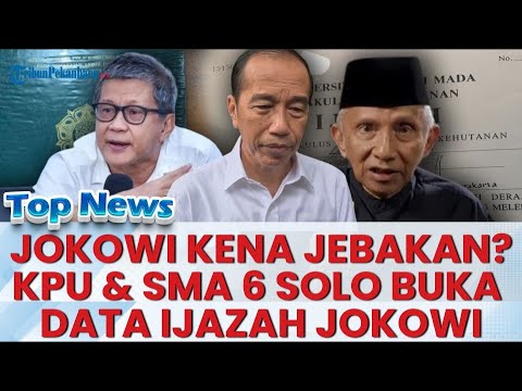 🔴 JOKOWI MASUK JEBAKAN? Giliran SMA 6 Solo dan KPU Surakarta Buka Suara Soal Ijazah Palsu Jokowi