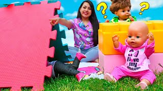 🎯🧸 Jugamos a las escondidas con la muñeca bebé Amelia y sus amigos