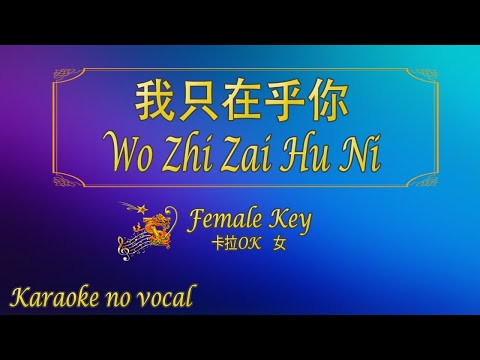 我隻在乎你 【卡拉OK (女)】《KTV KARAOKE》 – Wo Zhi Zai Hu Ni (Female)