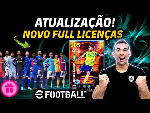 ATUALIZAÇÃO! NOVO FULL LICENÇAS, CHEGOU NOVO JOGADOR NO PÊNALTI DIÁRIO DO EFOOTBALL 2025 MOBILE