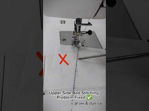 Upper side bad stitching problem ? Zig zag machine #tailoringtips #sewingmachinerepair #silaimachine
