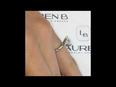 3.5 ct Round Diamond Solitaire Engagement Ring