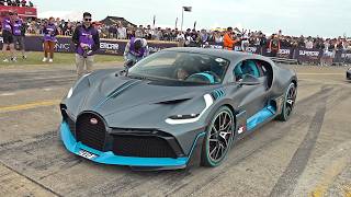 This $10 Million Bugatti Divo is INSANE! In action on the airport track!
