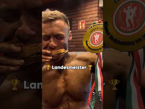 NRW Landesmeister im Bodybuilding #fitness #diät #wettkampf #posing #erfolg