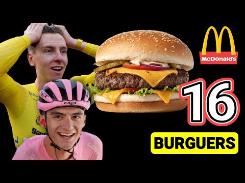 16 HAMBURGUESAS/DIA: EL INCREÍBLE GASTO ENERGÉTICO DE POGACĂR Y DEL TORO EN COLINAS 🚲 SALUD CICLISTA