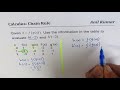 Chain Rule and Function Evaluation