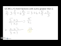 Adding and Subtracting Fractions