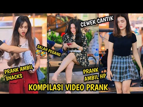 PRANK AMBIL HP|PRANK AMBIL SNACKS|PRANK AMBIL UANG|PRANK CULIK ANAK ORANG| KOMPILASI VIDEO LUCU‼️