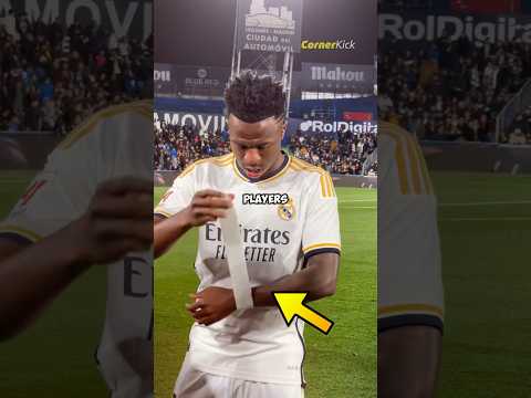 Why do footballers tape their wrists? π€π€