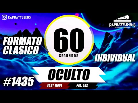 🎤 Formato FMS Individual 🔥 Base de Rap Para Improvisar Con Palabras | ENTRENAMIENTO FMS #1435