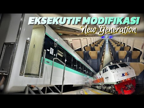 KERETA PERTAMA EKSEKUTIF NEW GENERATION MODIFIKASI | Night Trip Naik Madiun Jaya Jakarta - Madiun