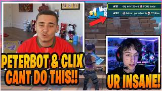 LACY SHOCKS PROS After OUTPLACING PETERBOT & CLIX In FNCS DIV 1! (Fortnite Moments)