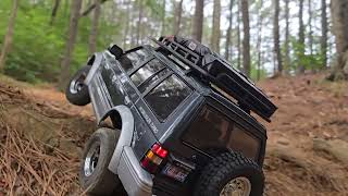 1/10 Scale RC Car Mitsubishi Pajero 3 ASMR#offroad #truck #automobile #toys #jeep #4x4 #