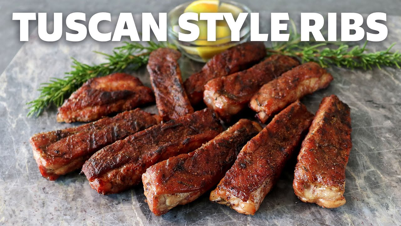 Tuscan Style Ribs (Rosticciana) - Hot & Fast Grilled Ribs - Food Wishes