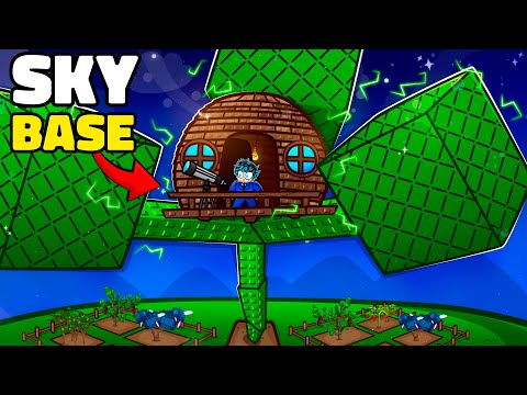 I Built a Sky Base on Grow a Garden