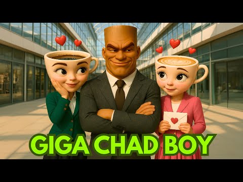 GIGA CHAD TUNG TUNG SAHUR x Sigma Girl | Ballerina Cappuccina Love Story [Sigma Boy Remix]