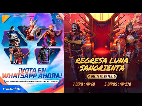 ATENTOS REGRESA? INCUBADORA LUNA SANGRIENTA A FREE FIRE POR EL 8 ANIVERSARIO GARENA LATAM