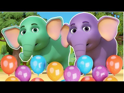 Ek Mota Hathi ||एक मोटा हाथ|| Hindi Rhymes for Kids||Best Nuresry Rhymes For Kids||NooNoo Kids