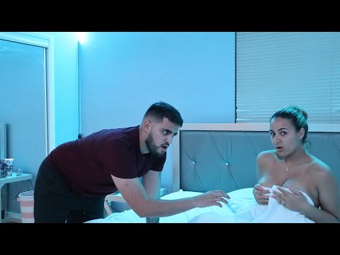 GETTING INTO BED WITH NO CLOTHES ON TO SEE HIS REACTION!  *HILARIOUS*
