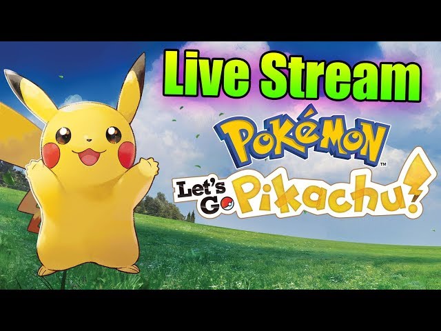 Pokemon Let's Go! Pikachu | Live Stream | Part 1