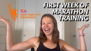 FIRST WEEK OF NYC MARATHON TRAINING (DURING A HEATWAVE)