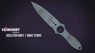 Skeleton Knife Night Stripe Gameplay