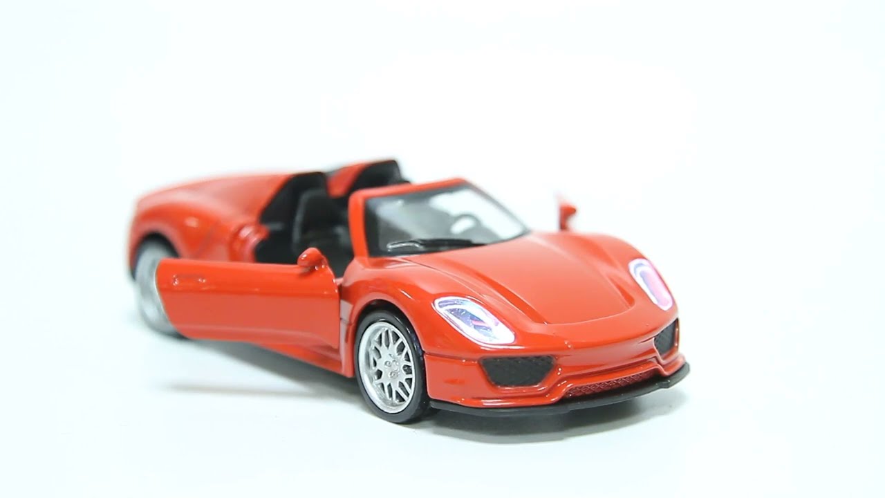 Автомобиль Ferrari kings toy инерционный световые звуковые эффекты металлический красный 1:36 - видео