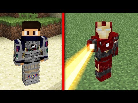 EN GERÇEKÇİ SÜPER KAHRAMAN MODU! - Iron Man (Minecraft)